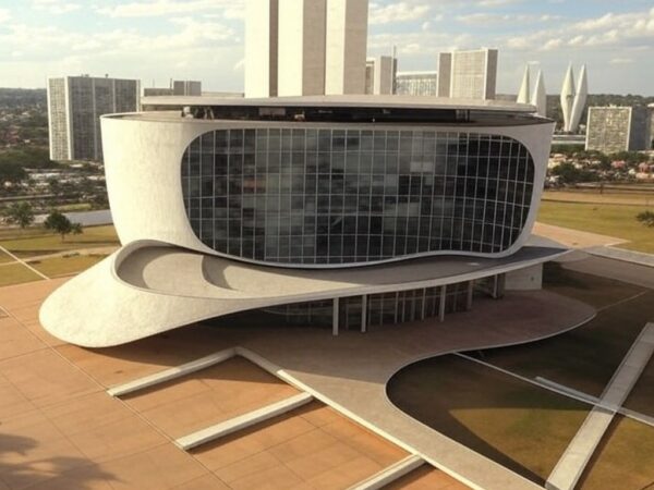 Edifício governamental em Brasília representando o Programa Família Protegida contra violência doméstica no DF.