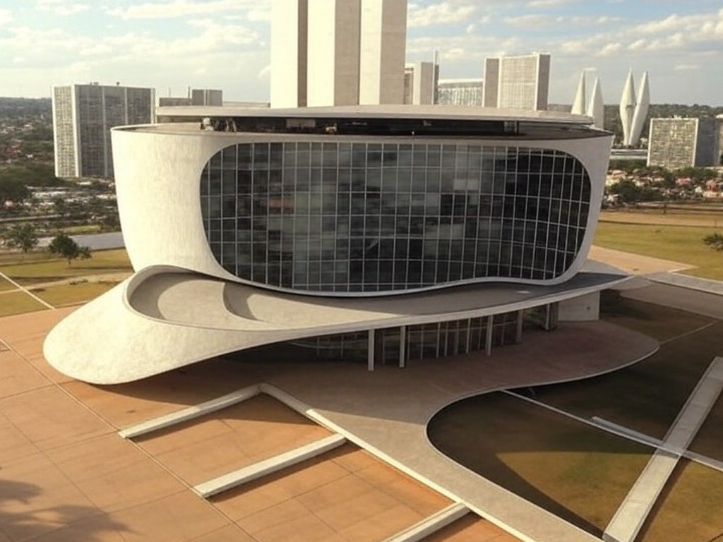Edifício governamental em Brasília representando o Programa Família Protegida contra violência doméstica no DF.