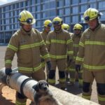 Resgate de filhote de cachorro de tubulação de 10 metros pelos bombeiros do DF em Brasília.