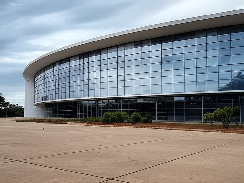 Prédio público vazio em Brasília representando folga de servidores no aniversário e dúvidas sobre eficiência pública.