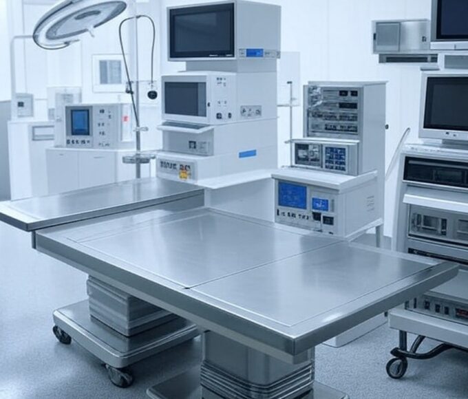 Aparelhos de anestesia modernos no Hospital de Base do DF, valorizados em R$ 1,2 milhão, para modernização de cirurgias.