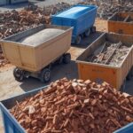 Ponto de coleta de entulhos inaugurado pelo GDF em Riacho Fundo II para combater descarte irregular de resíduos.