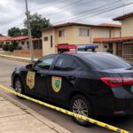 Viatura da Polícia Civil do DF em rua de Sobradinho II, representando prisão por homicídio após briga.