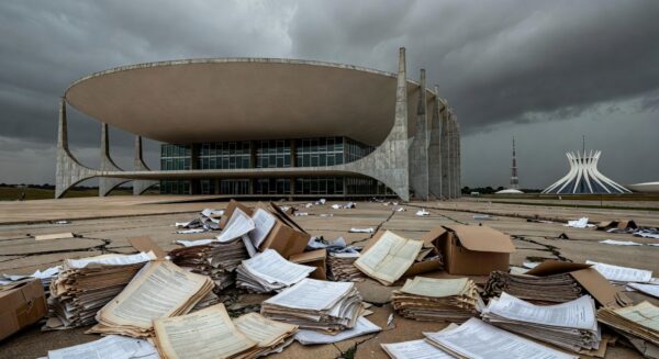 Edifício da Câmara Legislativa do Distrito Federal em Brasília, representando falhas na defesa de mulheres e idosos.