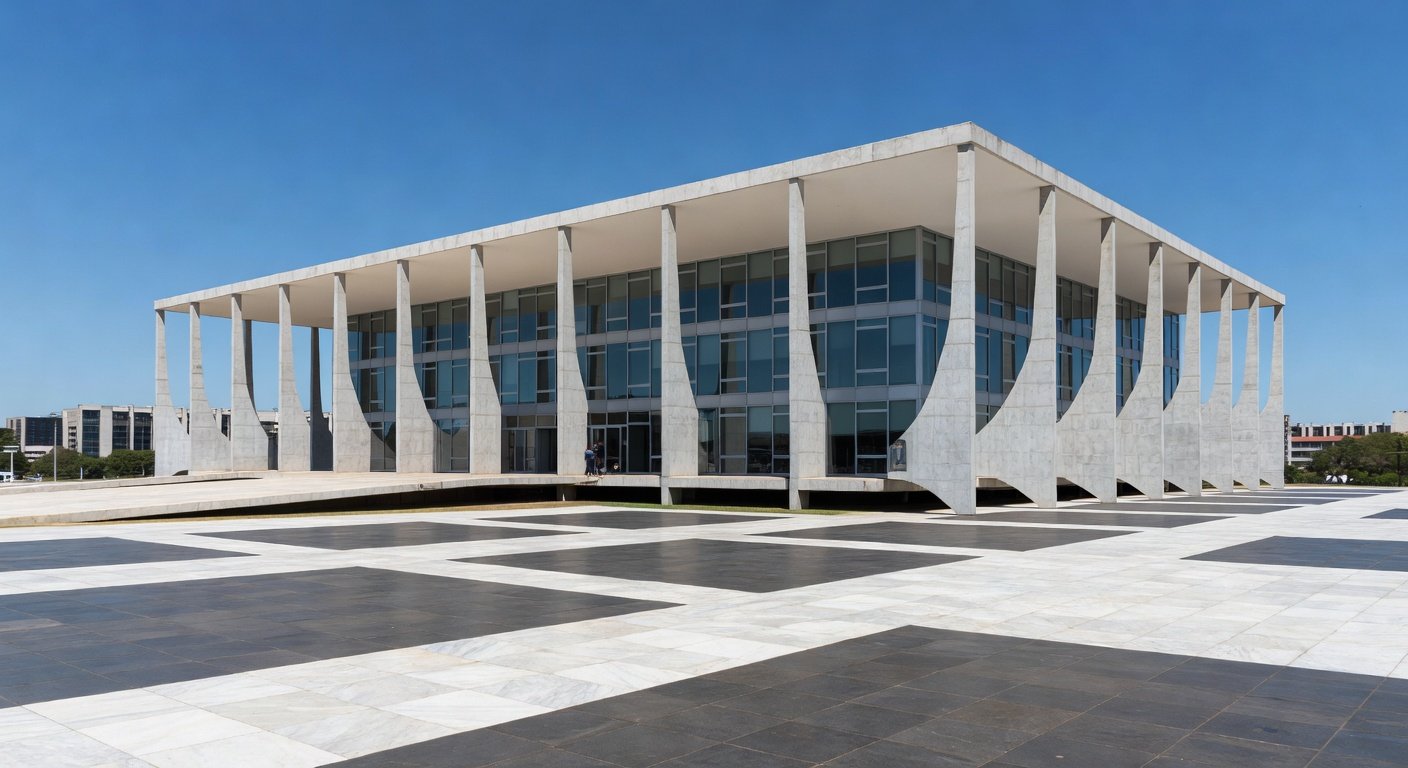 Edifício do Tribunal de Justiça do Distrito Federal em Brasília, simbolizando formação de lista sêxtupla para vaga de desembargador pelo MPDFT.