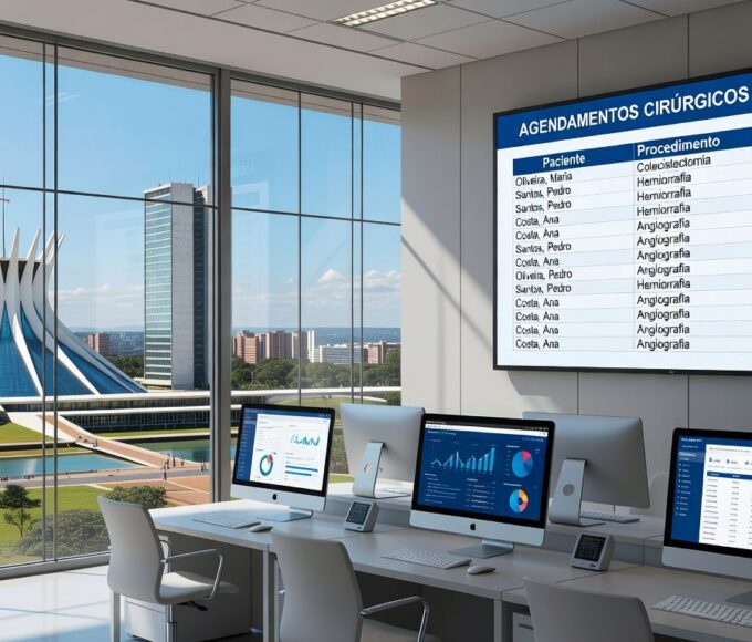 Fachada do Hospital de Base do DF, representando redução em cancelamentos de cirurgias ortopédicas.