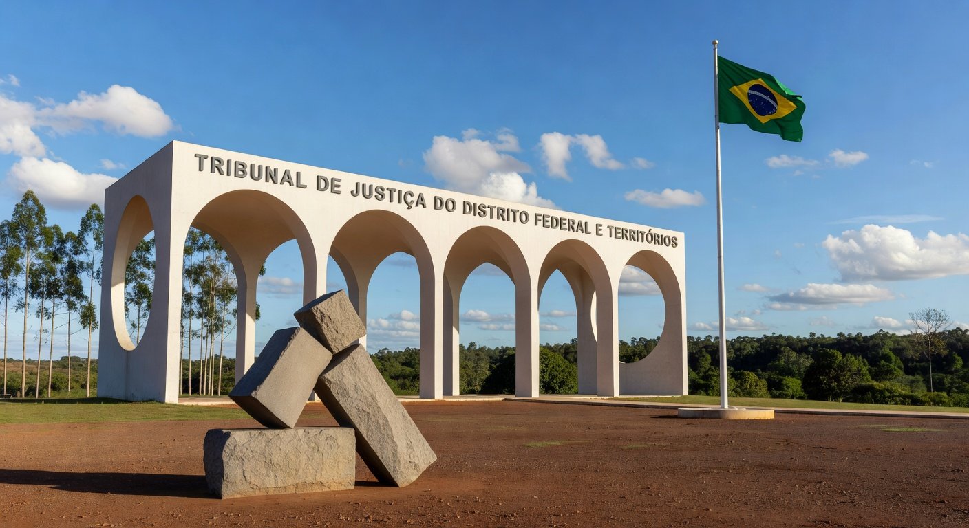 Edifício do TJDFT em Brasília, simbolizando trajetória e preservação da memória institucional.