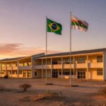 Escola em Brasília com elementos de segurança para prevenir violência, parceria entre Educação e Segurança no DF.