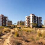 Condomínio de apartamentos no Itapoã Parque, Distrito Federal, após entrega pelo Governo do DF.