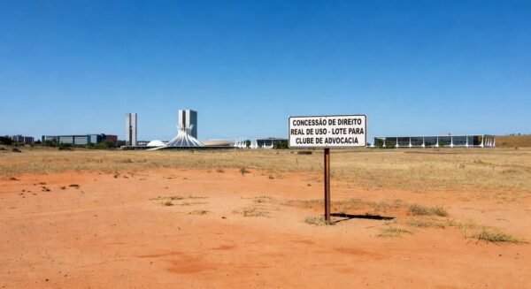 Terreno em Brasília concedido pelo GDF ao Clube da Advocacia do DF.