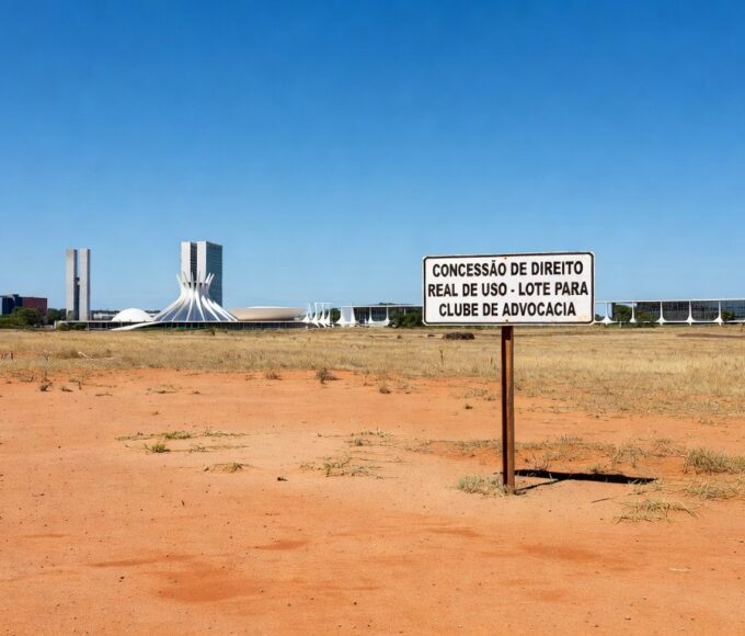 Terreno em Brasília concedido pelo GDF ao Clube da Advocacia do DF.