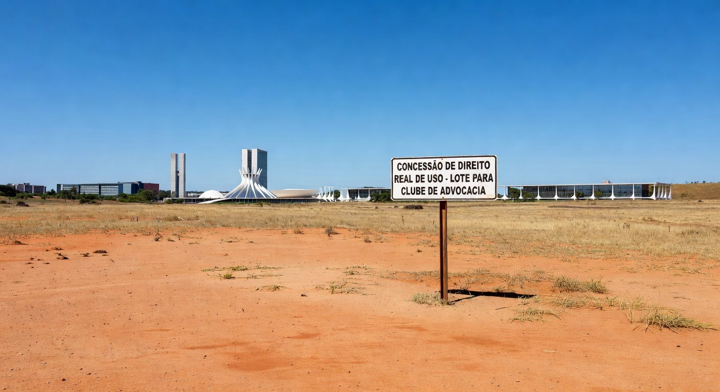 Terreno em Brasília concedido pelo GDF ao Clube da Advocacia do DF.