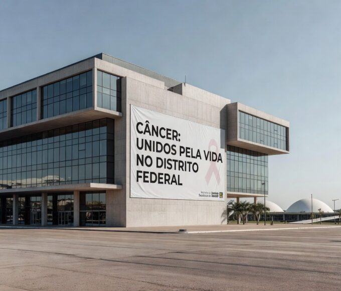Hospital em Brasília representando estimativas de casos de câncer no DF até 2028, segundo INCA.