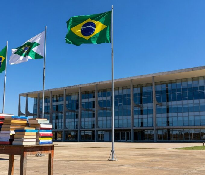 Palácio do Buriti em Brasília, representando suspensão de portaria sobre salários de professores temporários no DF.