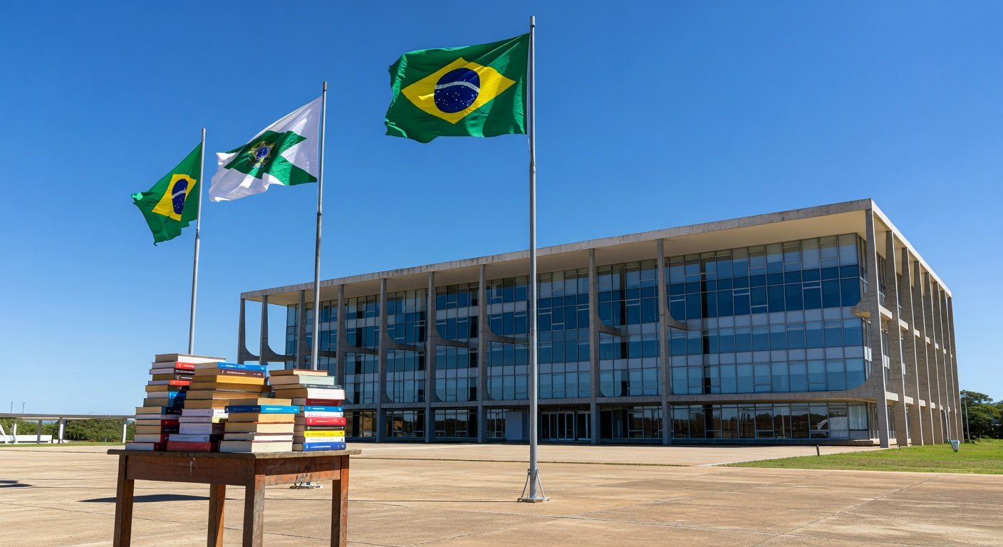Palácio do Buriti em Brasília, representando suspensão de portaria sobre salários de professores temporários no DF.