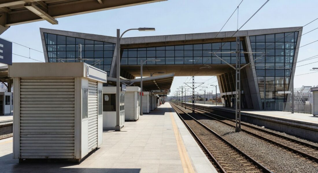 Estação de metrô no DF com quiosques para concessão em Samambaia e Ceilândia Centro.