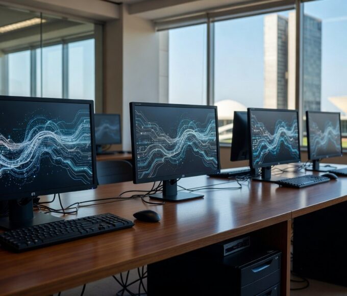 Edifício da CLDF em Brasília durante investigação de denúncia de software espião e afastamento de diretor de TI.
