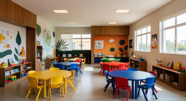 Escola no Recanto das Emas com refeitório, biblioteca e câmeras de segurança inaugurados