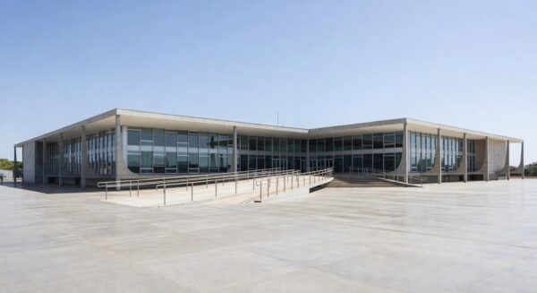 Banco abandonado em praça de Brasília simbolizando abandono de idosos no DF