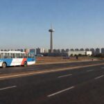Ônibus e metrô em Brasília durante feriado de Corpus Christi