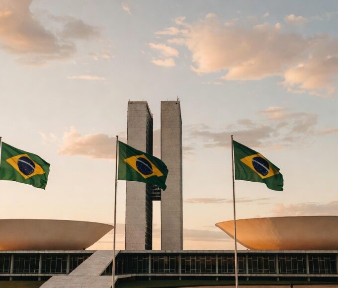 Congresso Nacional em Brasília simbolizando eleições para o Senado