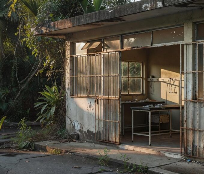 Hospital público do SUS em crise crônica no Brasil