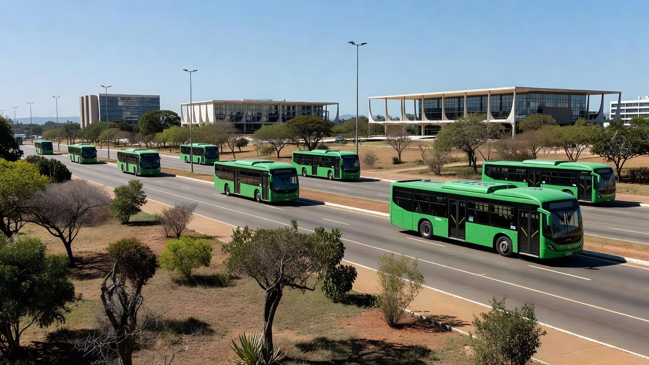 Ônibus elétricos no transporte público de Brasília, DF