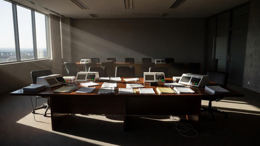 Urnas eletrônicas e documentos sobre falhas no sistema eleitoral brasileiro na CLDF