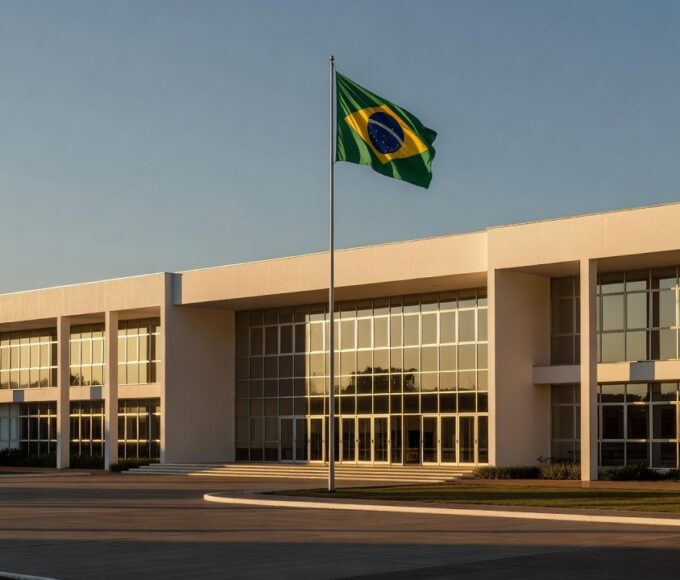 Prédio de escola cívico-militar em Brasília