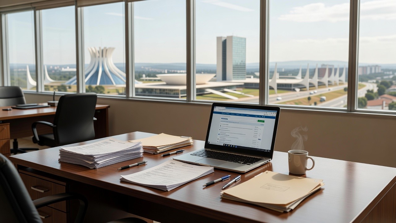 Escritório em Brasília representando vagas de emprego no DF