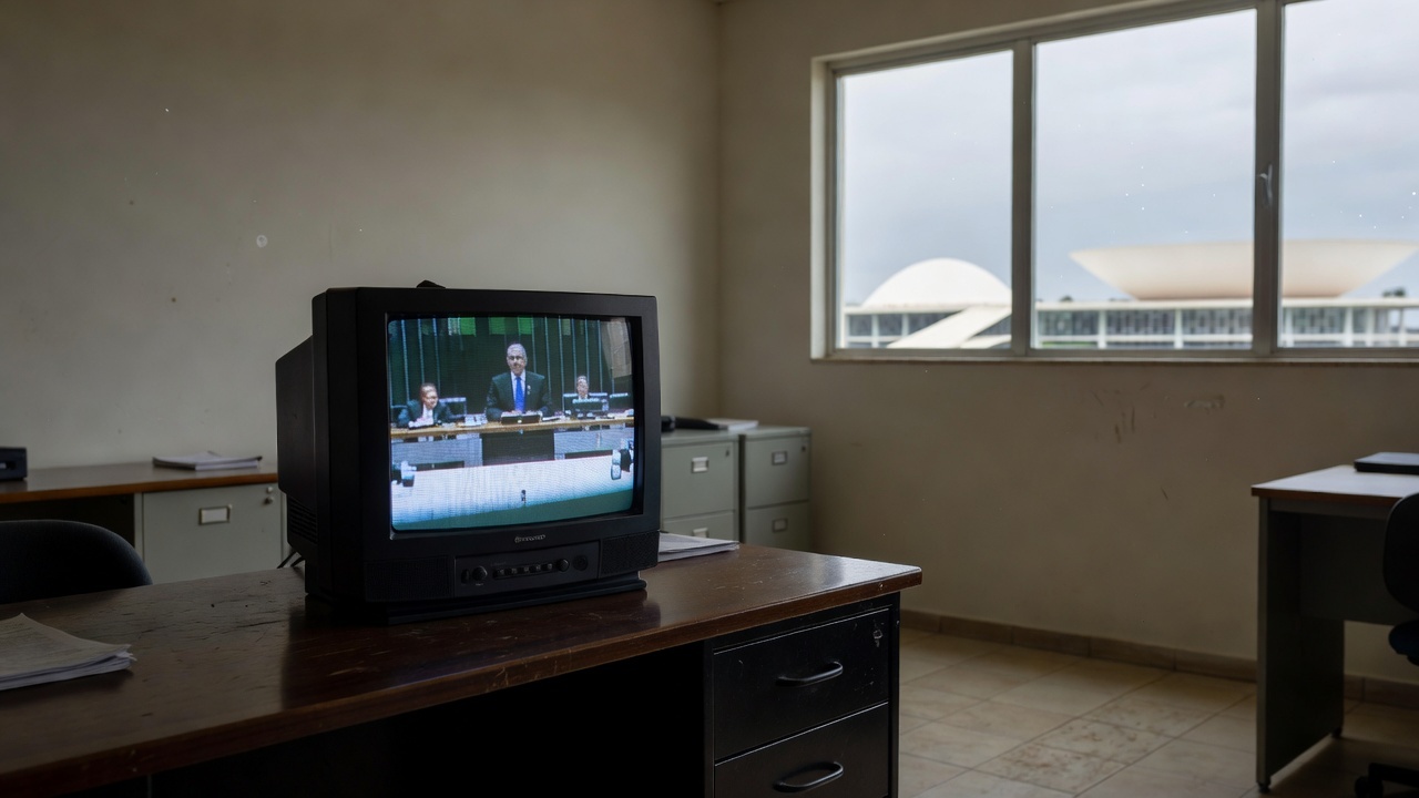 Televisão exibindo programa infantil em horário noturno inadequado