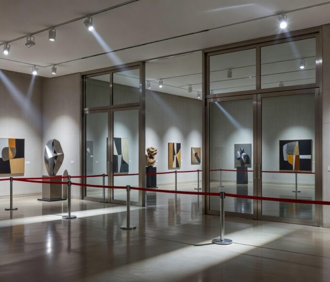 Mostra de arte na CLDF com espaço vazio evidenciando falta de acesso popular