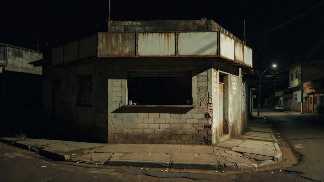 Bar vazio em Vicente Pires, cenário de suspeita envolvendo major da PMDF