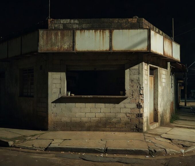 Bar vazio em Vicente Pires, cenário de suspeita envolvendo major da PMDF