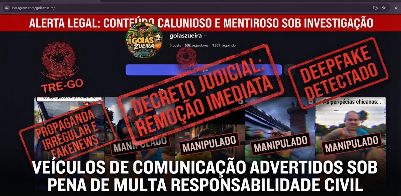 Justiça Eleitoral determina remoção de mentiras contra Cristóvão Tormin