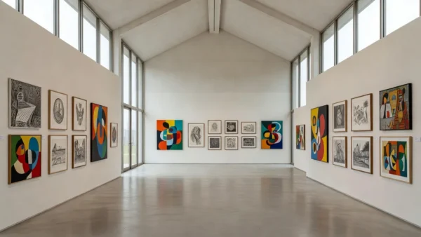 Exposição com 50 obras de artistas em situação de rua no TJDFT