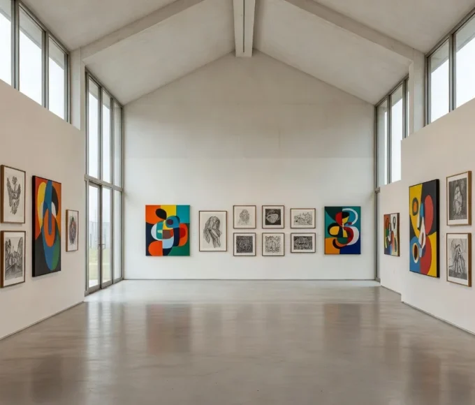 Exposição com 50 obras de artistas em situação de rua no TJDFT
