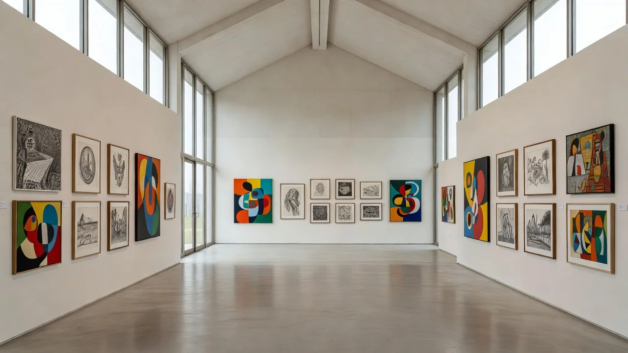 Exposição com 50 obras de artistas em situação de rua no TJDFT