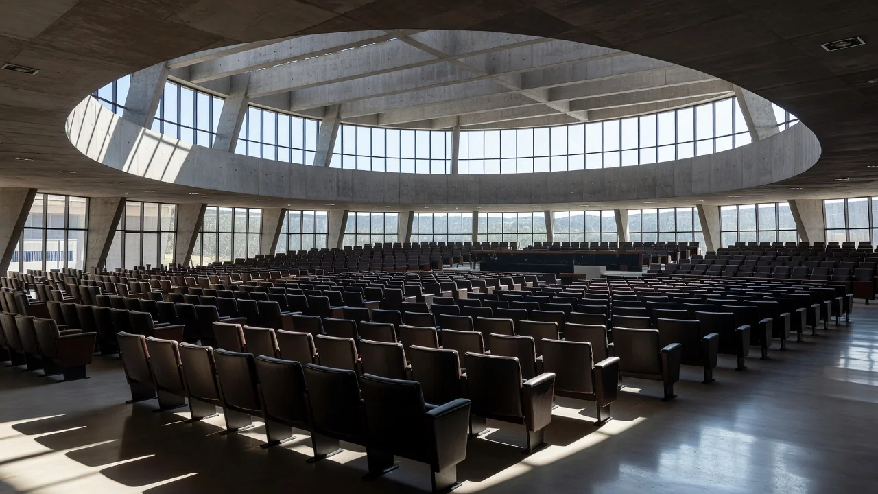 Campus da UnDF em Brasília com prédios universitários e áreas verdes