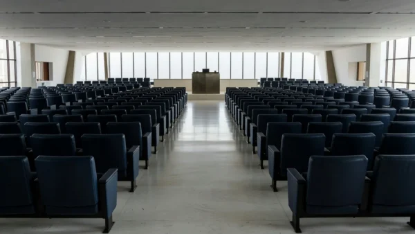 Plenário da CLDF em Brasília durante tramitação de projeto sobre Defensoria Pública do DF