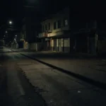 Rua noturna em Santa Maria, local de esfaqueamento em batalha de rap