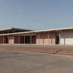 Fachada da Defensoria de Taguatinga fechada para obras do GDF