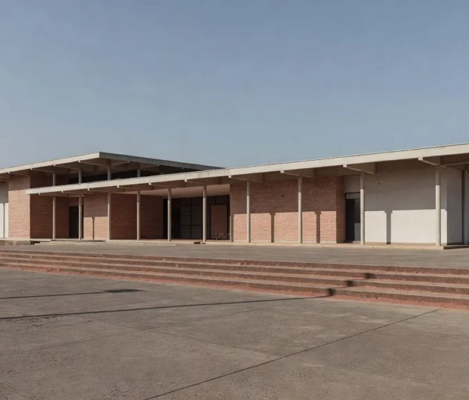 Fachada da Defensoria de Taguatinga fechada para obras do GDF